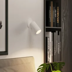 Arcchio indbygningsspot Davin, hvid, cylinder, sæt med 3 stk