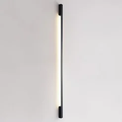 Arcchio Ivano LED-væglampe, 170 cm, sort