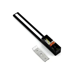 Arcchio Ivano LED-væglampe, 42,5 cm, sort, metal