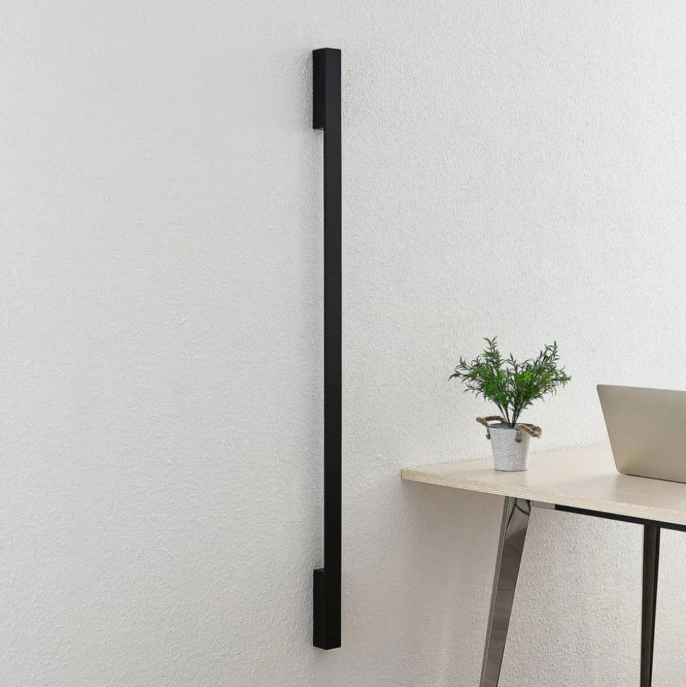 Arcchio Ivano LED-væglampe, 130 cm, sort