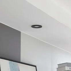 Arcchio LED-downlight Eliar rund sort CCT drejelig