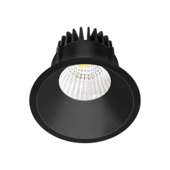 Arcchio LED-downlight Niria, sort, 2.700K