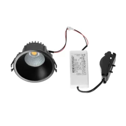 Arcchio LED-downlight Niria, sort, 4.000K