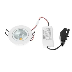 Arcchio LED-downlight Zarik, hvid, 3.000K