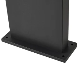 Arcchio LED-gadelampe Iberion, 90 cm, antracit, sensor