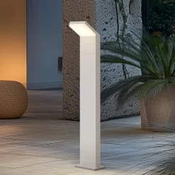 Arcchio LED-gadelampe Yolena, 100 cm, hvid, IP65