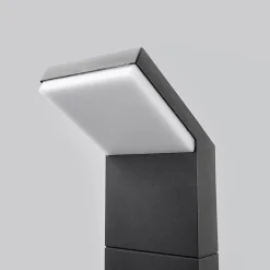 Arcchio LED-gadelampe Yolena, 100 cm, antracit, aluminium