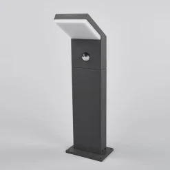 Arcchio LED-gadelampe Yolena, sensor, 60 cm, antracit