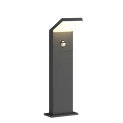 Arcchio LED-gadelampe Yolena, sensor, 60 cm, antracit