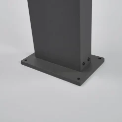 Arcchio LED-gadelampe Yolena, sensor, 60 cm, antracit