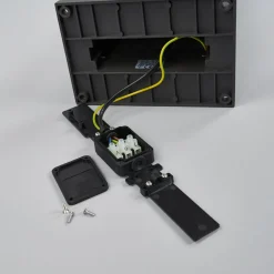 Arcchio LED-gadelampe Yolena, sensor, 60 cm, antracit