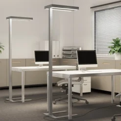 Arcchio LED-gulvlampe Logan Ultra, CCT, sensor, dæmpbar