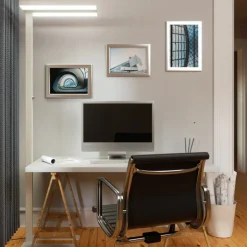 Arcchio LED-gulvlampe Logan Basic, hvid, 6.000 lm, dæmpbar