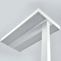 Arcchio LED-gulvlampe Logan Basic, hvid, 6.000 lm, dæmpbar