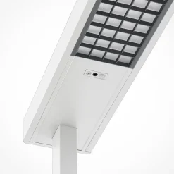 Arcchio LED-gulvlampe til kontor Susi, hvid, sensor, touchdæmper