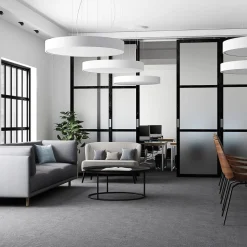 Arcchio LED-hængelampe Noabelle, Ø 80 cm, hvid, metal