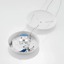 Arcchio LED-hængelampe Vivy, Ø 58 cm, hvid, metal