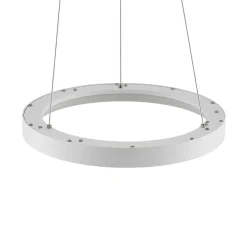 Arcchio LED-hængelampe Vivy, Ø 38 cm, hvid, metal