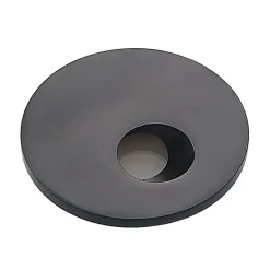 Arcchio LED-indbygningslampe Vexi, Ø 7,5 cm, sort, aluminium, CCT