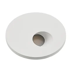 Arcchio LED-indbygningslampe Vexi, Ø 7,5 cm, hvid, aluminium, CCT