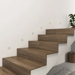 Arcchio LED-indbygningslampe Vexi, Ø 7,8 cm, hvid, aluminium, CCT