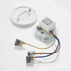 Arcchio LED-indbygningslampe Vexi, Ø 7,8 cm, hvid, aluminium, CCT