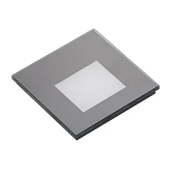 Arcchio LED-indbygningslampe Vexi, 7,8 cm x 7,8 cm, sort, CCT