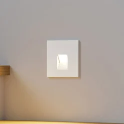 Arcchio LED-indbygningslampe Vexi, 7,5 cm x 7,5 cm, hvid, CCT