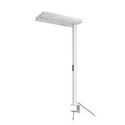 Arcchio LED-klemmelampe Logan, hvid, dæmpbar, sensor