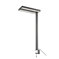 Arcchio LED-klemmelampe Logan sort, dæmpbar, sensor