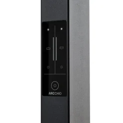 Arcchio LED-klemmelampe Logan sort, dæmpbar, sensor