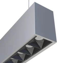 Arcchio LED-kontorhængelampe Jolinda slim, metal, op/ned