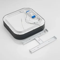 Arcchio LED-loftlampe Aleksi, 45 x 45 cm, sort, CCT