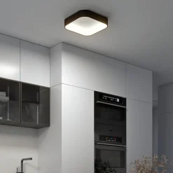 Arcchio LED-loftlampe Aleksi, 45 x 45 cm, sort, CCT