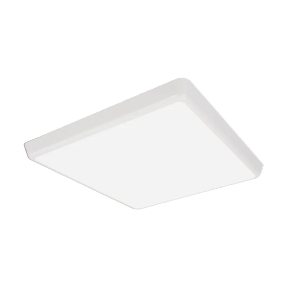 Arcchio LED-loftlampe Augustin, 40 x 40 cm, hvid, IP54