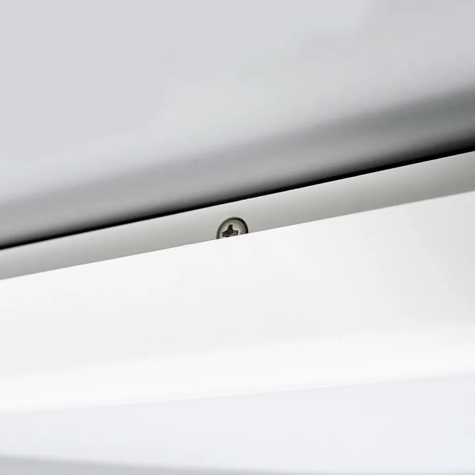 Arcchio LED-loftlampe Augustin, 40 x 40 cm, hvid, IP54