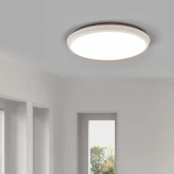 Arcchio LED-loftlampe Augustin, Ø 30 cm, CCT, hvid, IP54
