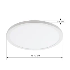 Arcchio LED-loftlampe Brenda, Ø 40 cm, CCT, fjernbetjening