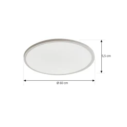 Arcchio LED-loftlampe Brenda, Ø 60 cm, CCT, fjernbetjening