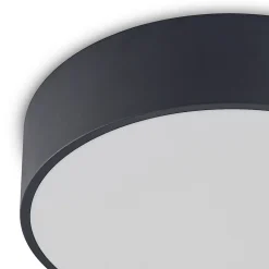 Arcchio LED-loftlampe Noabelle, Ø 40 cm, sort, metal