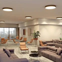 Arcchio LED-loftlampe Noabelle, Ø 80 cm, sort, metal