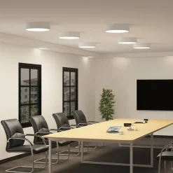 Arcchio LED-loftlampe Noabelle, Ø 40 cm, hvid, metal