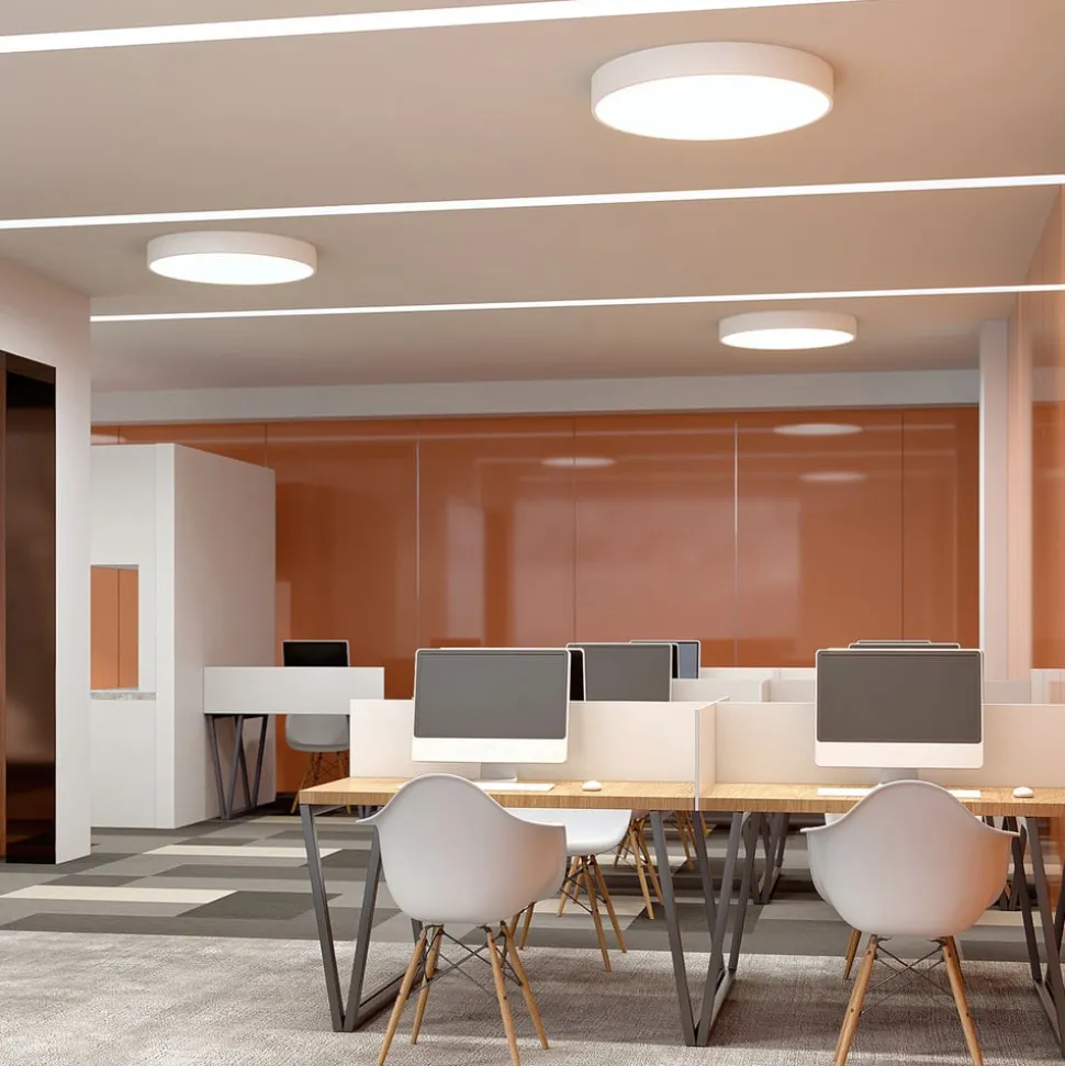 Arcchio LED-loftlampe Noabelle, Ø 80 cm, hvid, metal