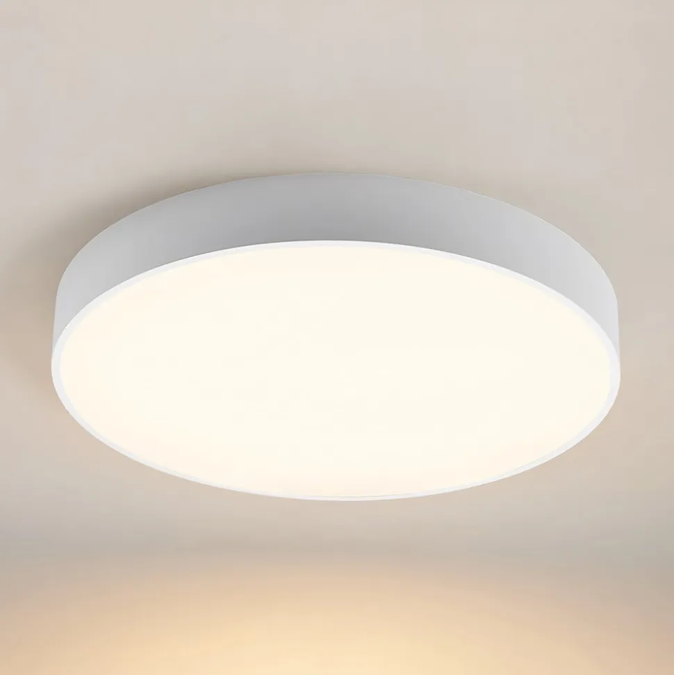 Arcchio LED-loftlampe Noabelle, Ø 80 cm, hvid, metal