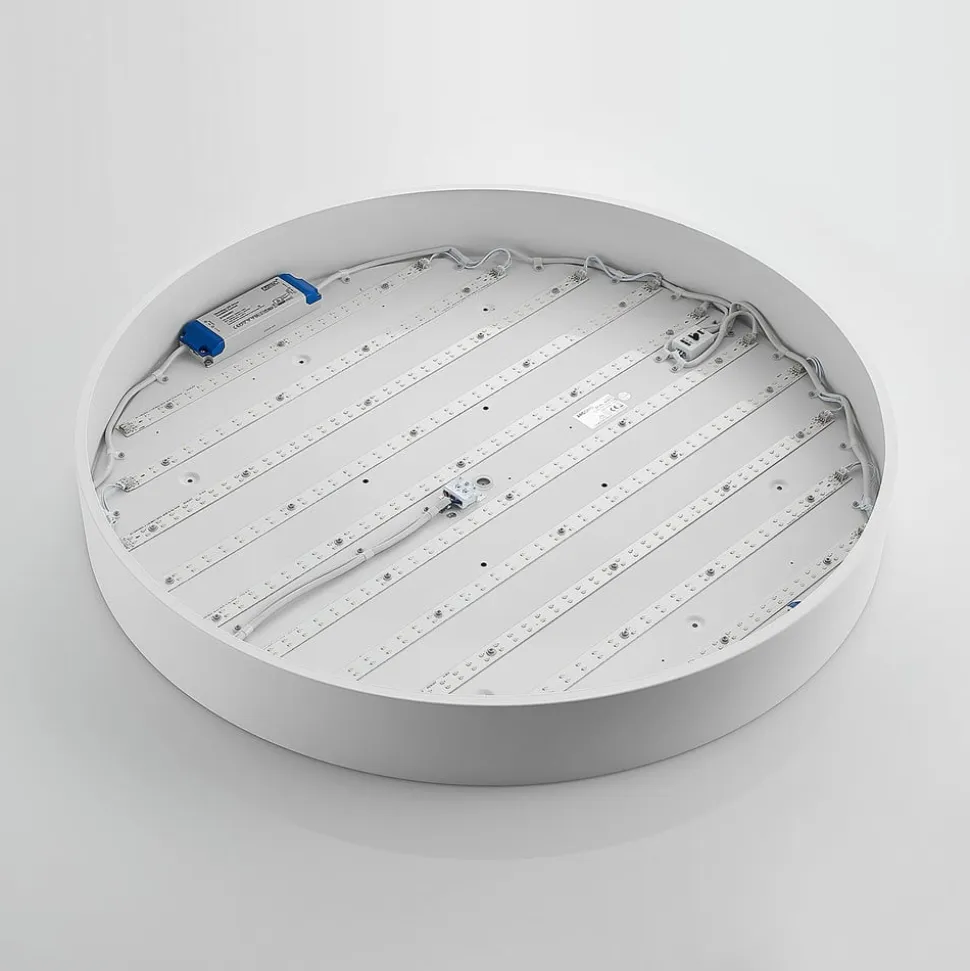 Arcchio LED-loftlampe Noabelle, Ø 80 cm, hvid, metal