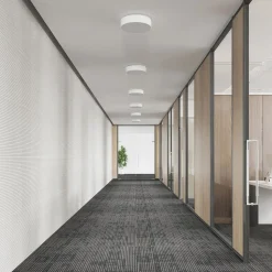 Arcchio LED-loftlampe Vanida, hvid, Ø 40 cm, op/ned