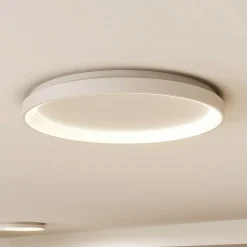 Arcchio LED-loftlampe Vivy, Ø 58 cm, hvid, metal