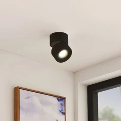 Arcchio LED-loftspot Rotari, 620lm, 1 lyskilde, sort