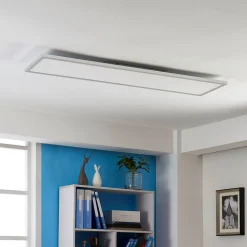 Arcchio LED-panel Arthur, 120 x 30 cm, sølv, 4000 K