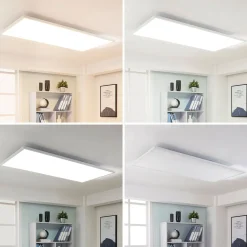 Arcchio LED-panel Arya, dæmpbart, 119 cm x 59 cm, metal